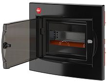 Бокс пластиковый DKC RAM base ЩРВ-П-8 (225х261х72мм) IP41 черный прозрачная дверца картинка 